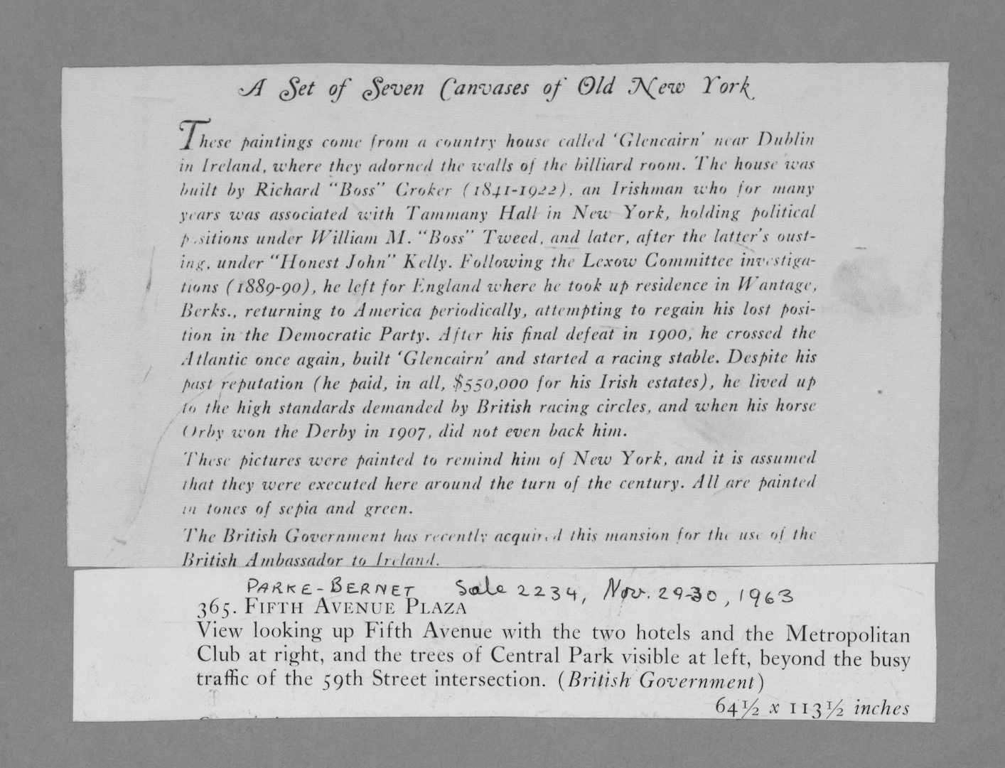 descriptive text in an italic font