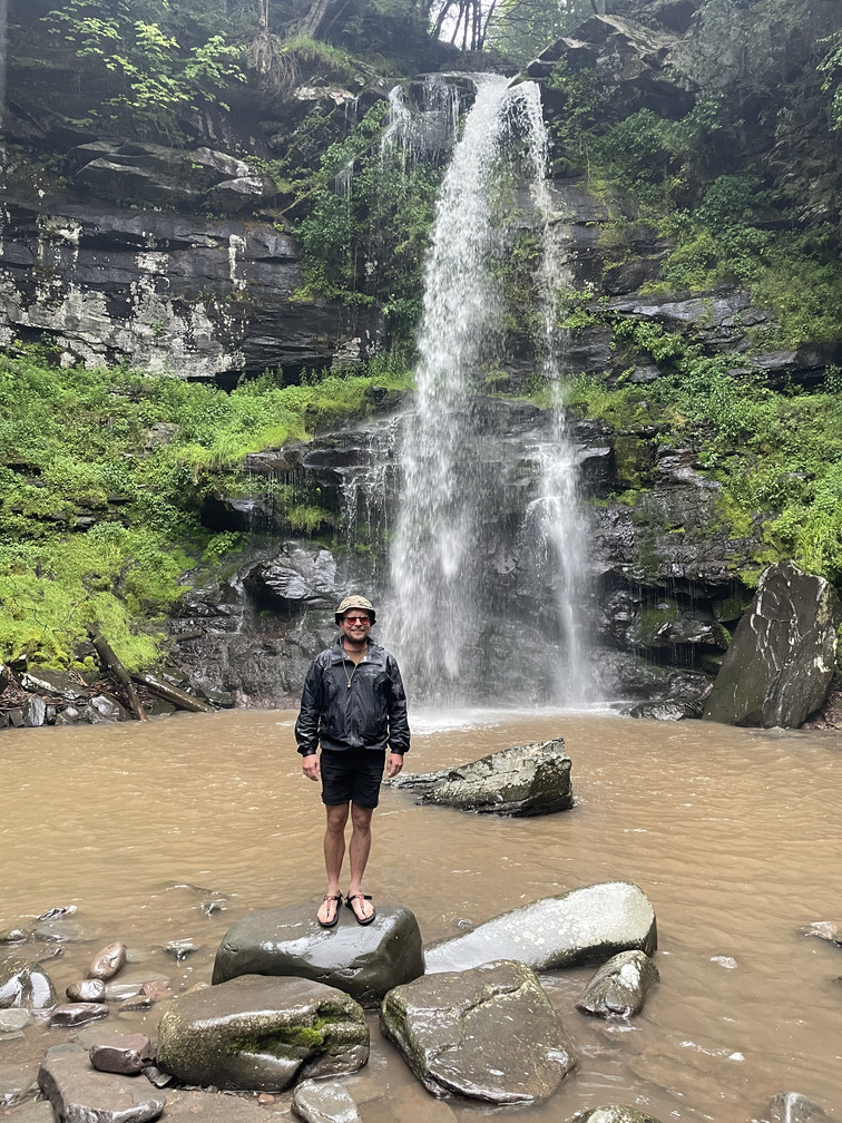 Kenny at Waterfall