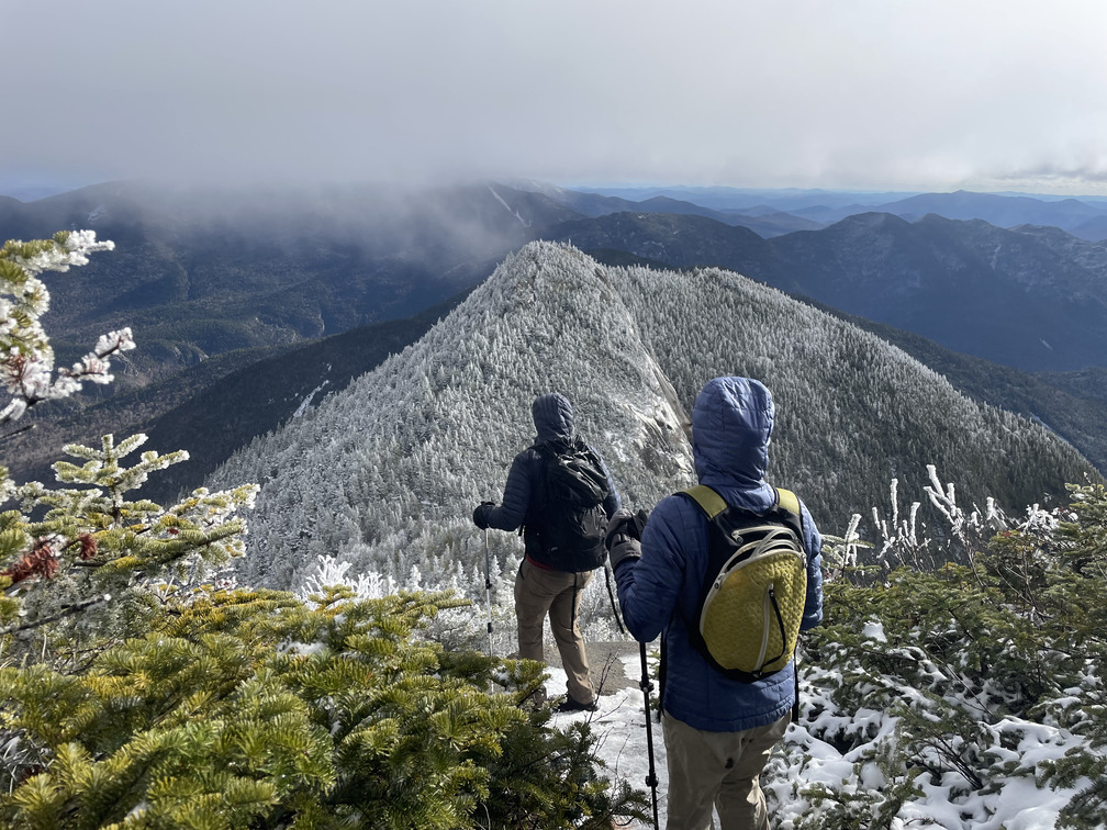 Descent to Pyramid Peak