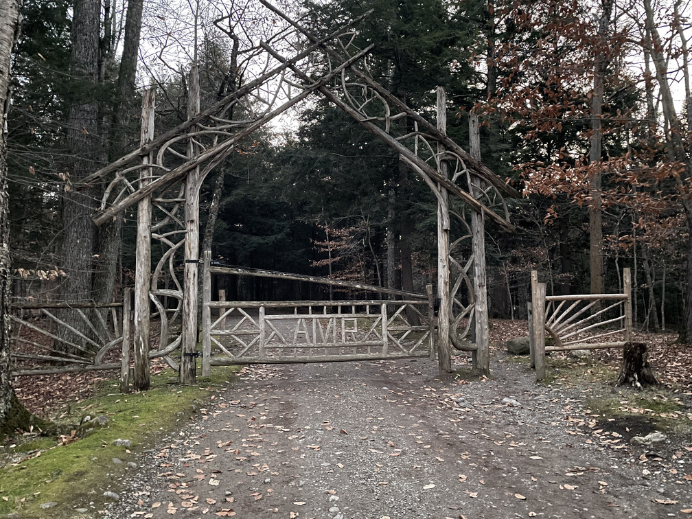 Lake Road gate closed